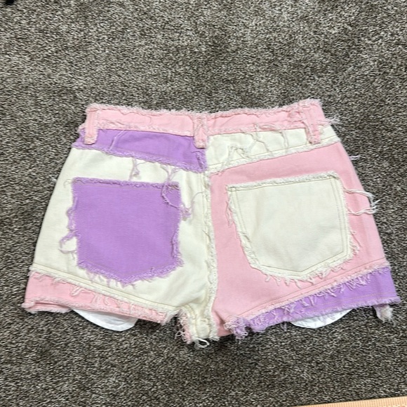 Jaded London patchwork hot pant size 28 - Picture 7 of 7